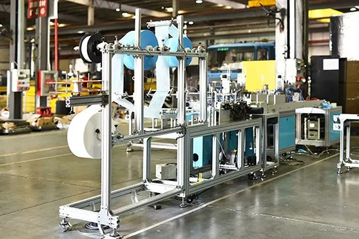 BBIN宝盈集团全自动一拖二平面口罩机