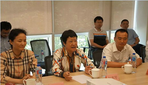 上海市青浦戋戋委书记赵惠琴带队莅临BBIN宝盈集团调研